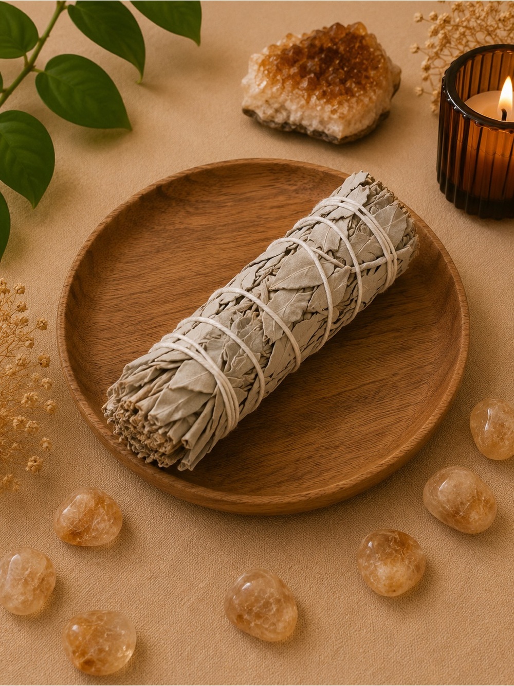 White sage smudge stick
